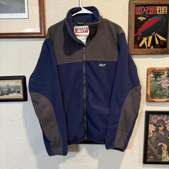 Aeropostale Other - Aeropostale AXT Fleece Jacket Full Zip Extra Warmth Breathable Blue Gray XL EUC